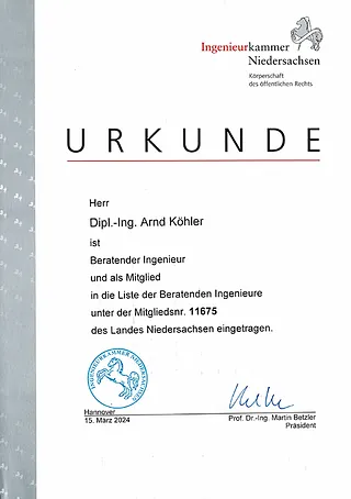 Beratender Ingenieur